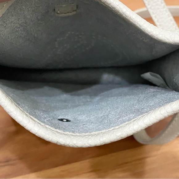 BARBAROSSA Neutral Stone Perforated Horse Design Poly/PVC Crossbody Bag - Picture 15 of 16